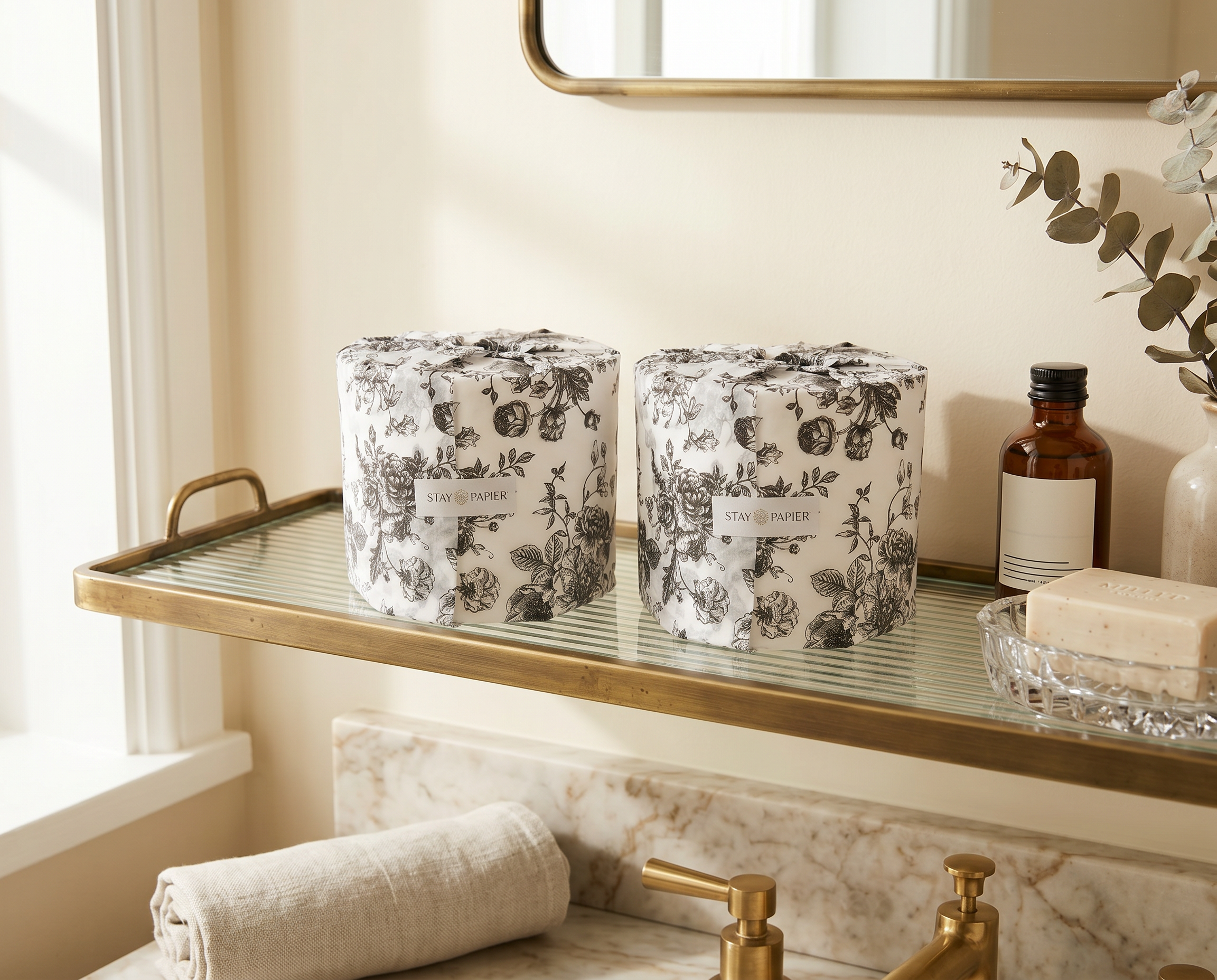Stay Papier Midnight Toile Bath Tissue