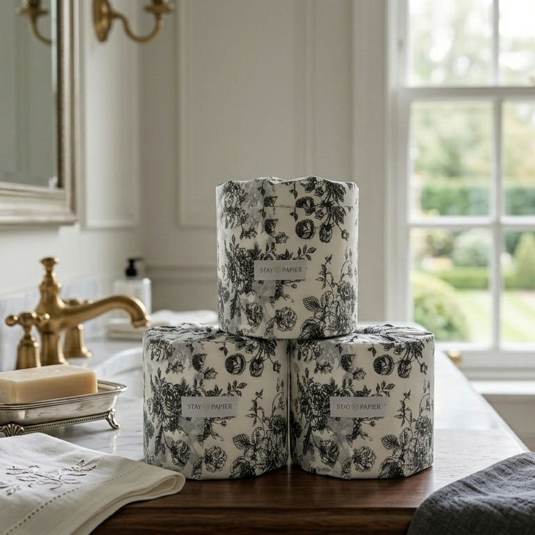 Stay Papier Midnight Toile Bath Tissue