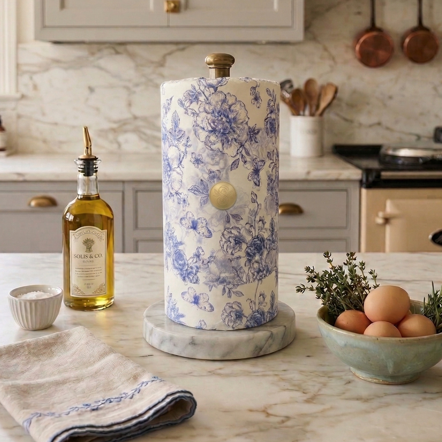 Stay Papier™ Wrapped Paper Towel Roll -  Floral Toile - Multi Pack