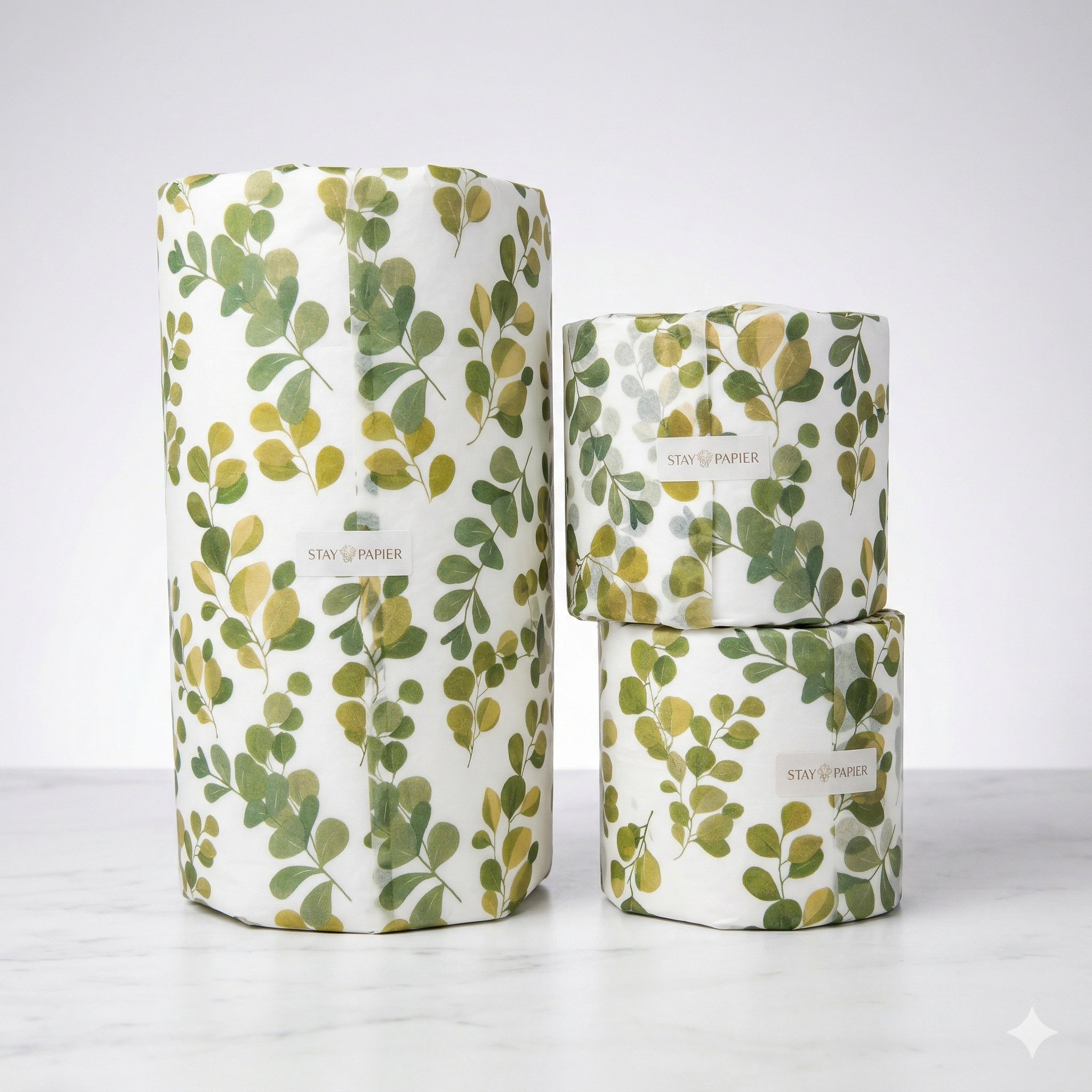 Botanical Sanctuary Signature Bundle | 2 Rolls Paper Towel + 8 Rolls Bath Tissue